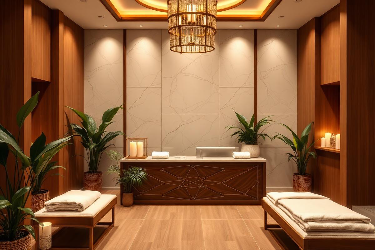 SR Wellness Spa Interior